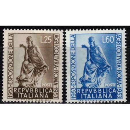 ITALY 1953 Agricultural Exhibition 2v MNH**