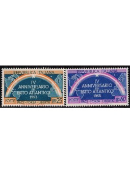 ITALIA 1953 Patto Atlantico 2v MNH**