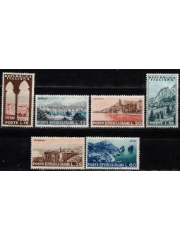 ITALIA 1953 Propaganda turistica 6v MNH**