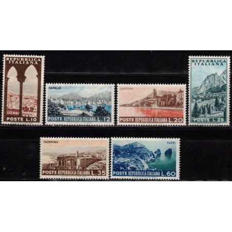 ITALY 1953 Tourist propaganda 6v MNH**
