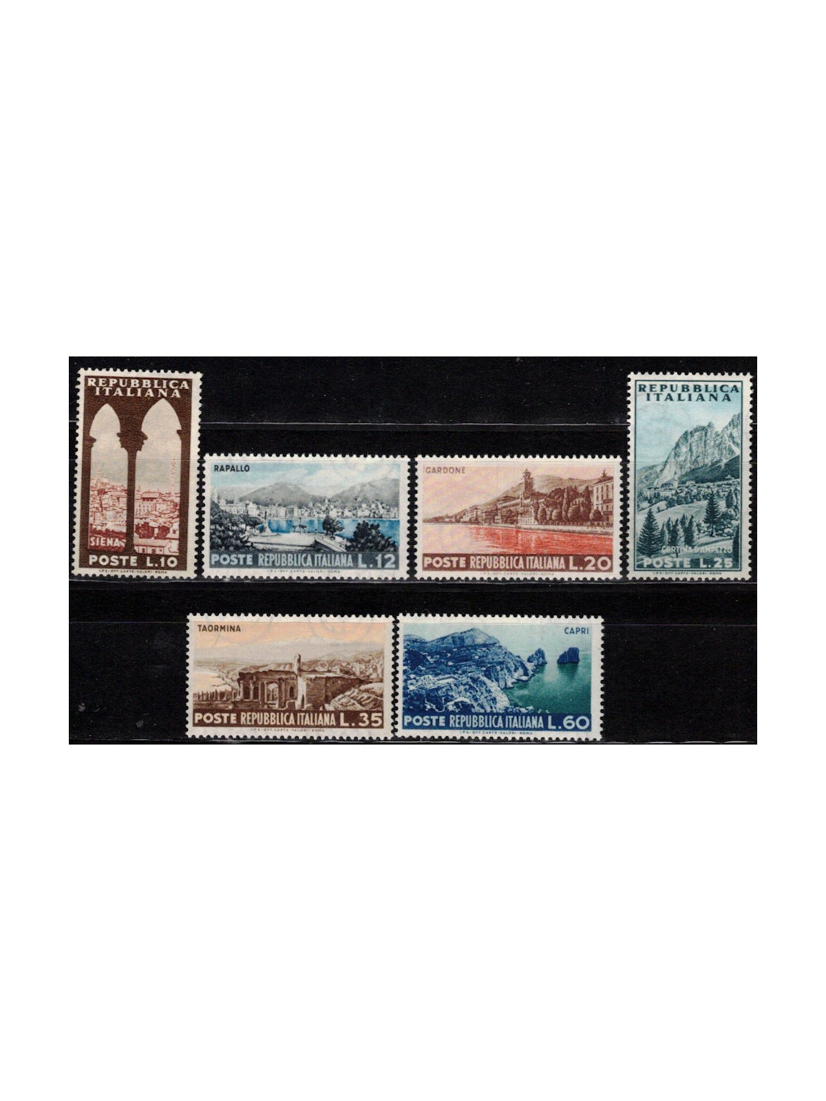 ITALY 1953 Tourist propaganda 6v MNH**