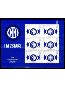 SAN MARINO 2024 Inter Italian Champion m/s MNH**
