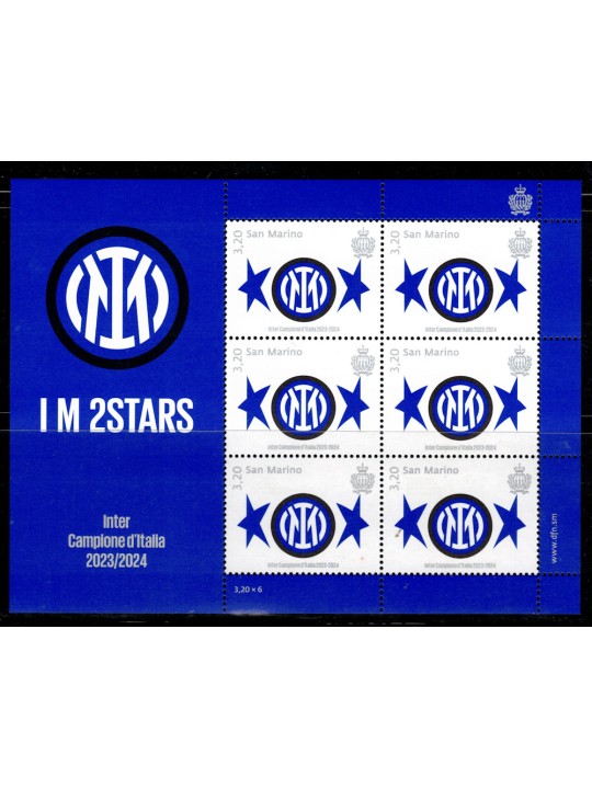 SAN MARINO 2024 Inter Italian Champion m/s MNH**