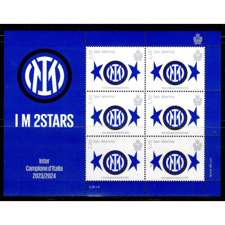 SAN MARINO 2024 Inter Italian Champion m/s MNH**