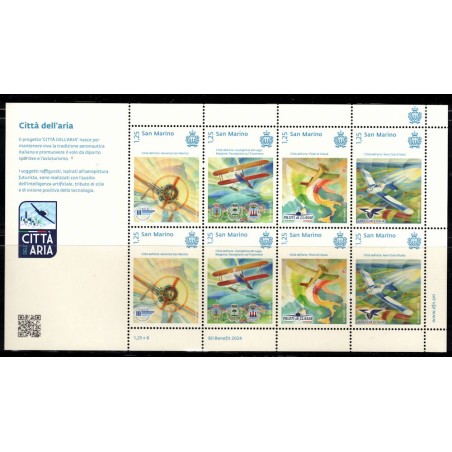 SAN MARINO 2024 Città dell'aria MF MNH**