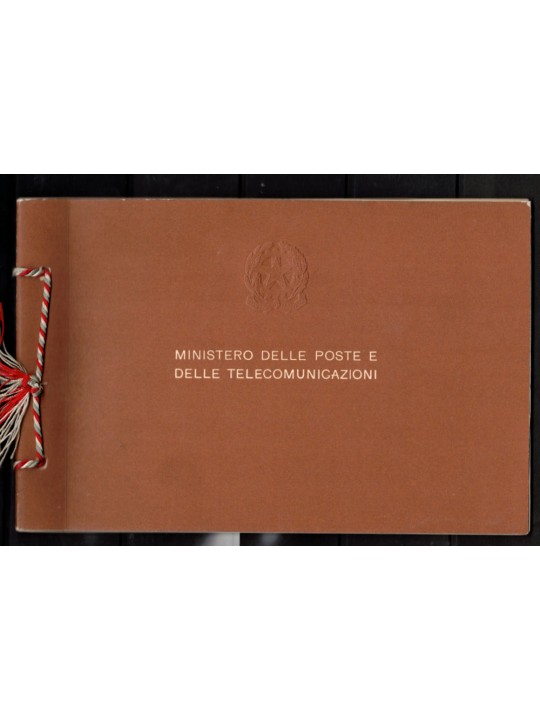 ITALY 1956 Official Italian Postal Booklet Homage