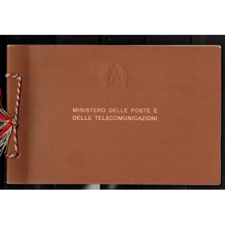 ITALY 1956 Official Italian Postal Booklet Homage