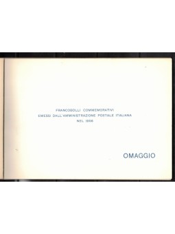 ITALY 1956 Official Italian Postal Booklet Homage