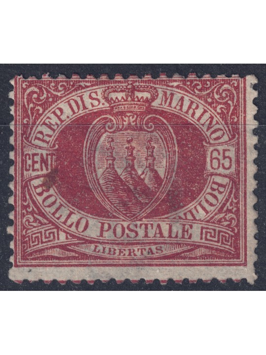 SAN MARINO 1892-94 65c brown red MH*