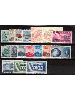 ITALIA 1956 Annata Completa 17v MNH**