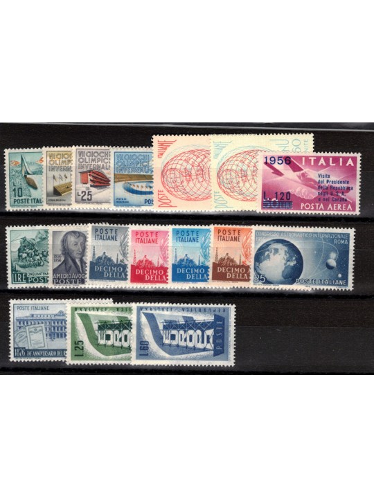 ITALIA 1956 Annata Completa 17v MNH**