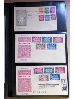 ISRAEL 1948/1961 - Lot of 80 FDCs, all different