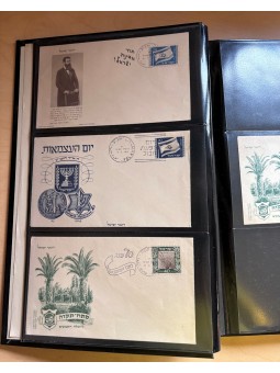 ISRAEL 1948/1961 - Lot of 80 FDCs, all different