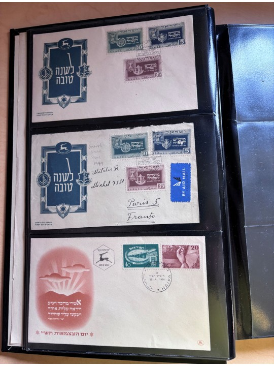 ISRAEL 1948/1961 - Lot of 80 FDCs, all different
