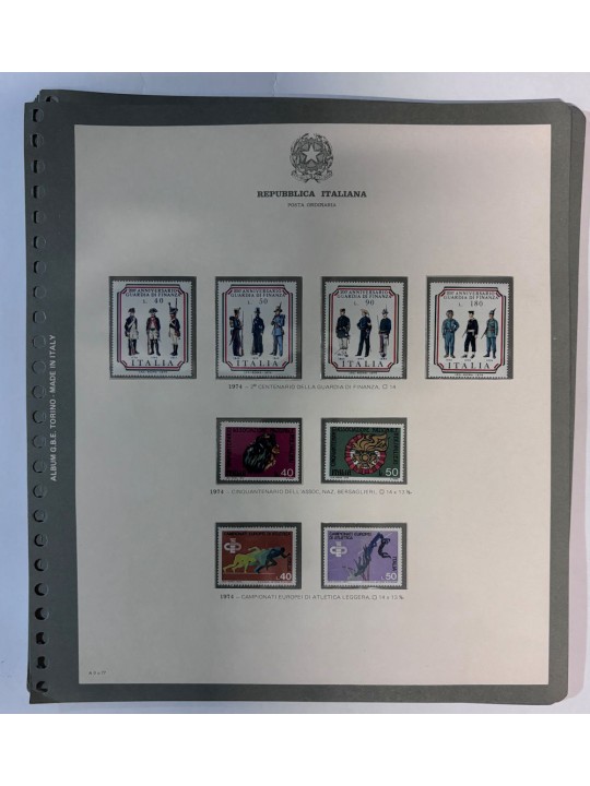 ITALIA 1964-1976 Presidenze Saragat e Leone complete di francobolli MNH**