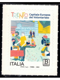 ITALY 2024 Trento European Capital of Volunteering MNH**