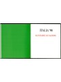 1990 Folder Libretto Le Poste Italiane Scendono in Campo Italia'90