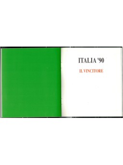 1990 Folder Libretto Le Poste Italiane Scendono in Campo Italia'90