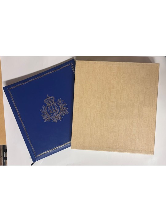 MARINI SCRIGNO Rilegatura Completa San Marino blu us