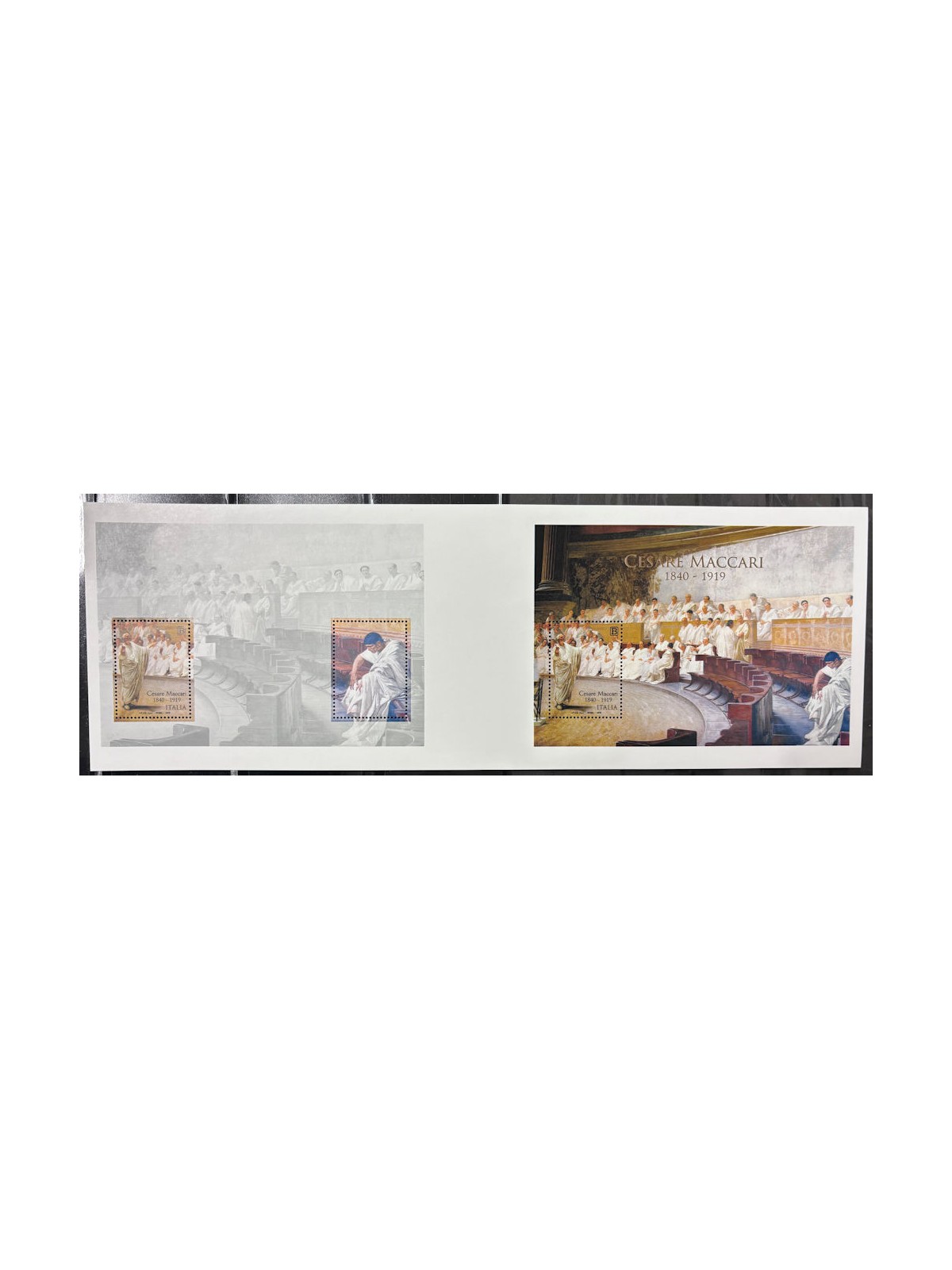 ITALY 2019 Maccari Sheet Unfolded - Unnumbered