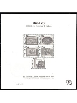 ITALY 1976 Expo 76 Advertising Leaflet MNH**