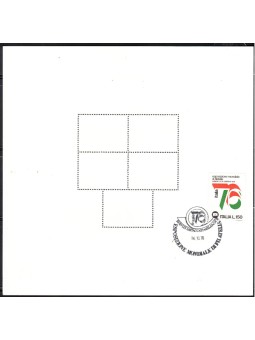 ITALIA 1976 Foglietto Pubblicitario Expo 76 MNH**
