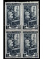 ITALIA 1950 Italia al lavoro L.5 in quartina MNH**