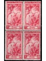 ITALY 1950 Italy at work L.35 in block of four MNH**