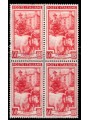 ITALIA 1950 Italia al lavoro L.60 in quartina MNH**