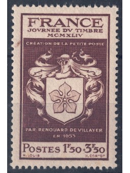 FRANCIA 1944 Giornata del francobollo MNH**