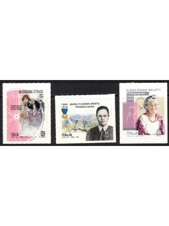 ITALY 2024 Civic Sense. The Strength of Women MNH**