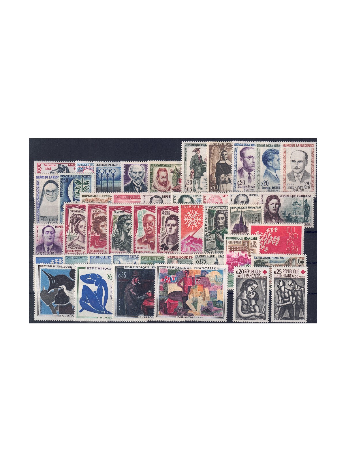 FRANCE 1961 Complete vintage 44v MNH**