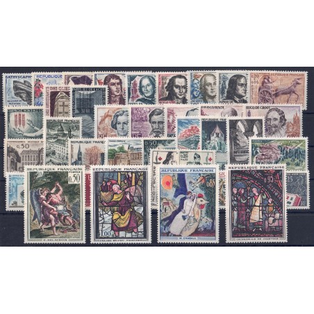 FRANCIA 1963 Annata completa 38v MNH**