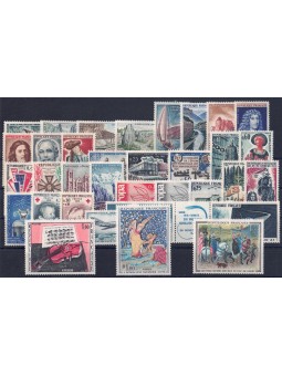 FRANCE 1965 Complete Year 34v MNH**