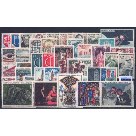 FRANCE 1966 Complete Year 43v MNH**