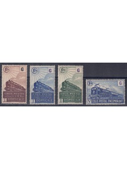 FRANCIA 1945 Pacchi Postali (G al posto del valore) 4v MNH**