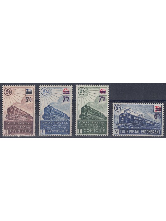 FRANCIA 1945 Pacchi Postali del 1943/44 con nuovo valore 4v MNH**