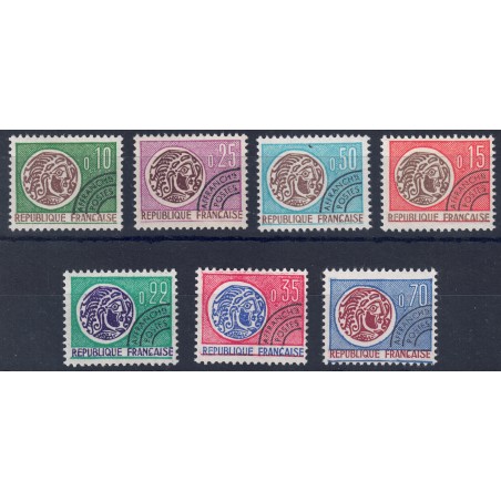 FRANCIA 1964/69 Preannullati (Moneta Gallica) 7v MNH**