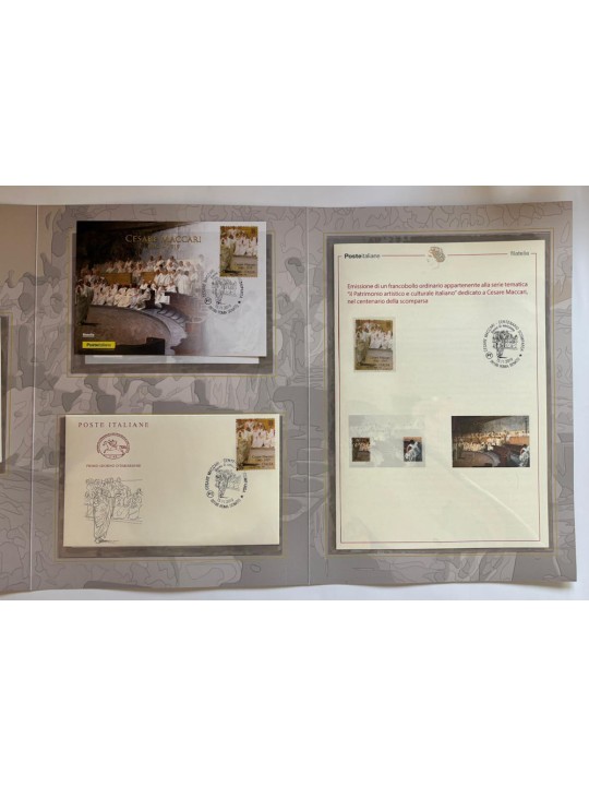ITALIA 2019 Cofanetto - Folder Cesare Maccari MNH