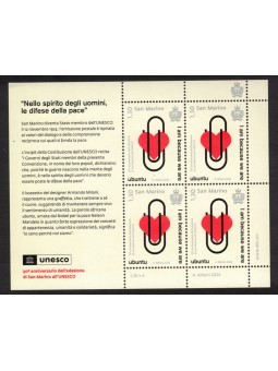 SAN MARINO 2024 - 50th UNESCO Membership m/s MNH**