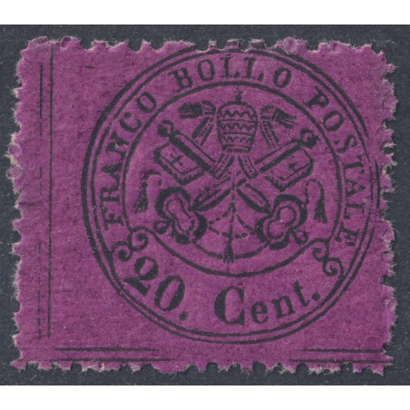 STATO PONTIFICIO 1868 Terza emissione (20c solferino) MNH**