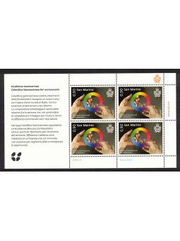 SAN MARINO 2024 Anniversary Colorificio Sammarinese m/s MNH**