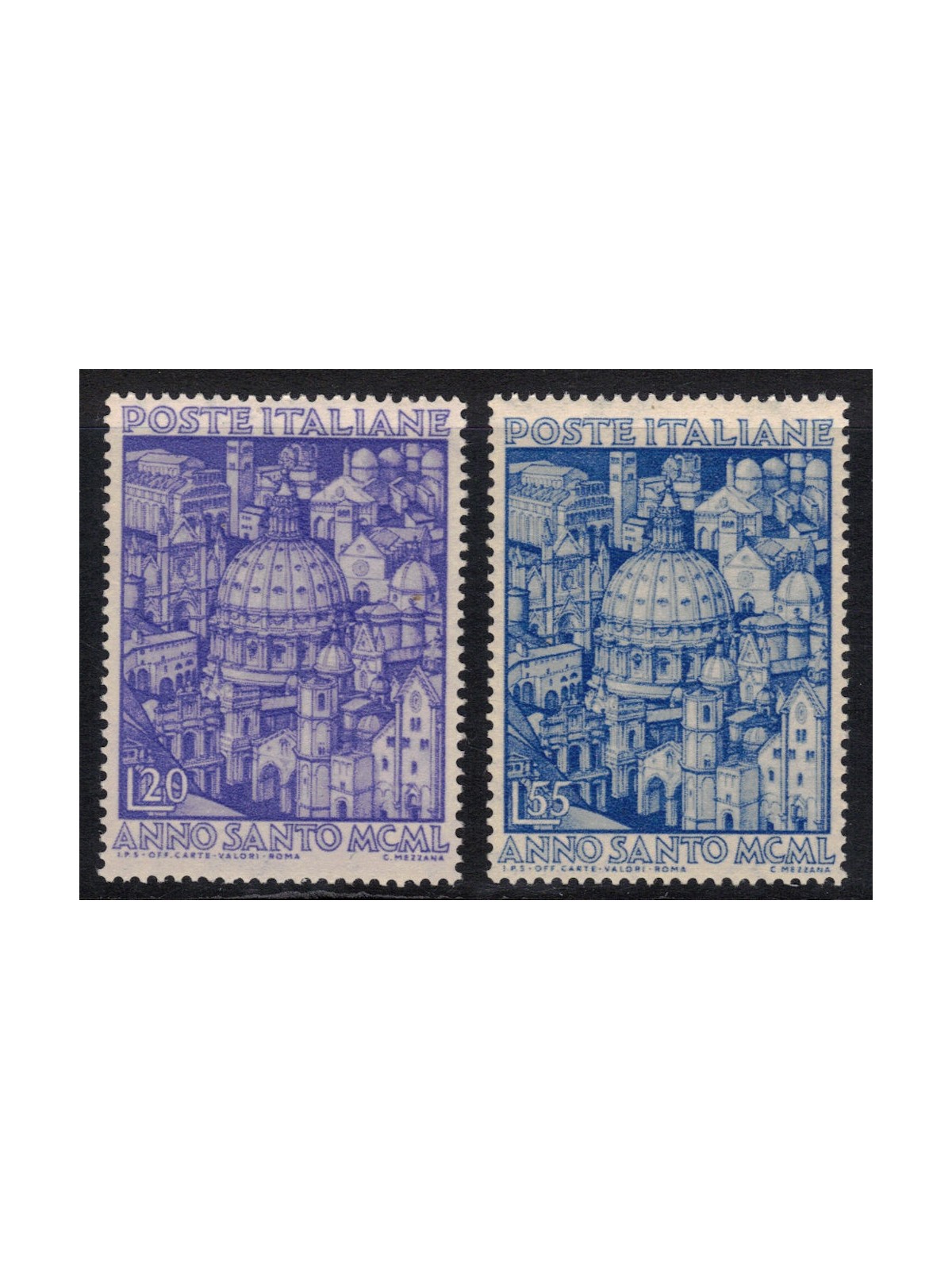 ITALIA 1950 Anno Santo 2v MNH**
