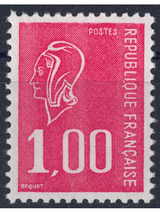 FRANCE 1976 Marianne of Béquet 1f Red MNH**