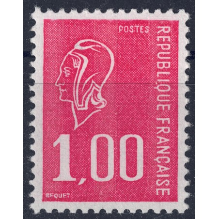 FRANCE 1976 Marianne of Béquet 1f Red MNH**