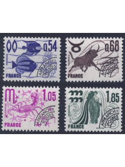 FRANCIA 1977 Preannullati (Segni dello Zodiaco 1ª Serie) 4v MNH**