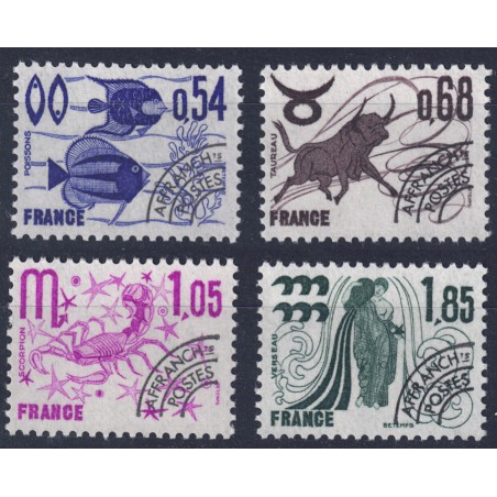 FRANCIA 1977 Preannullati (Segni dello Zodiaco 1ª Serie) 4v MNH**
