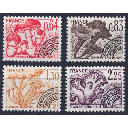 FRANCE 1979 Pre-cancelled (Mushrooms) 4v MNH**