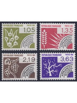 FRANCIA 1983 Preannullati (Le Quattro Stagioni) 4v MNH**