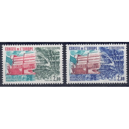 FRANCIA 1983 Servizio (Consiglio d'Europa) 2v MNH**